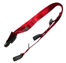 Load image into Gallery viewer, Static Lap Belt with Pin Connector and Red Webbing | H370200 AMF Bruns