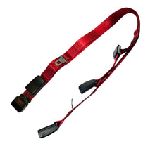 Load image into Gallery viewer, Static Lap Belt with Pin Connector and Red Webbing | H370200 AMF Bruns