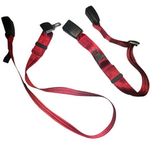 Load image into Gallery viewer, Static Lap Belt with Pin Connector and Red Webbing | H370200 AMF Bruns