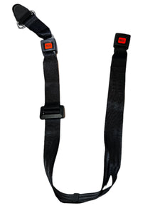 Static Shoulder Belt with 2 Piece with Buckle and Black Webbing | H450227 AMF Bruns