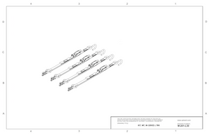 Q'Straint Kit 4 Over-Center M-Series Belts with No Occupant Securement | M-201-L30