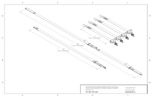 QRT Deluxe Kit with Regular Lap and L-Track Shoulder Belt, Mounted for L-Track Anchorages | Q-8100-AT-L Q'Straint