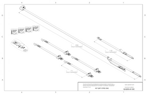 Q'Straint 4 QRT Standard Retractors with Slide 'N Click fittings; and Retractable Lap & Shoulder Belt Combo | Q-8200-A1-SC Q'Straint