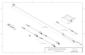 Q'Straint 4 QRT Max Retractors w/ Retractable Shoulder & Lap Belt | Q-8300-A1-HR-L wheelchairstrap.com