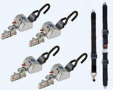 Load image into Gallery viewer, Q&#39;Straint 4 QRT Max Retractors w/ Manual Lap &amp; Shoulder Belt | Q-8300-AT-L Q&#39;Straint