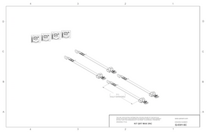 Q'Straint 4 QRT Max Retractors with Slide 'N Click Fittings | Q-8301-SC