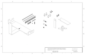 Q04BR045 Q'Straint QLK Docking System Bracket 