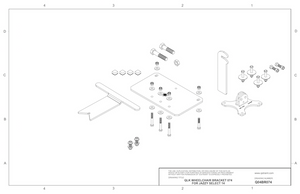 Q04BR074 Q'Straint QLK Docking System Bracket