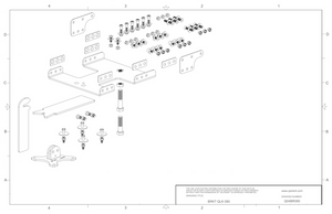 Q04BR080 Q'Straint QLK Docking System Bracket