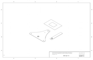 Q04BR114 | Orthofab Oasis QLK-150 Bracket