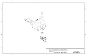 Q5-6415-RET-L | Q'Straint L-Track Mounted Shoulder Belt wheelchairstrap.com