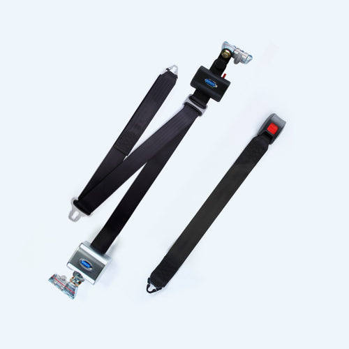 Retractable Lap And Shoulder Belt Combo With Retractable Height Adjuster | Q8-6326-A1-HR131 Q'Straint