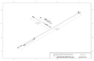 Retractable Shoulder/Lap Belt Combo Assembly With Retractable Height Adjuster | Q8-6326-A1-HR Q'Straint