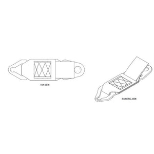 Shoulder Belt Adaptor / Adapter | S5-6410-S wheelchairstrap.com