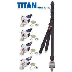 TITAN800 Retractor Kit & Occupant Restraint | S-Hooks & SNC Fitting | AL860S-4C-SNC Sure-Lok